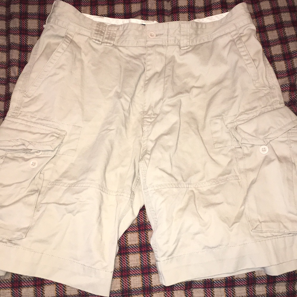 Polo brand tan cargo shorts size 34